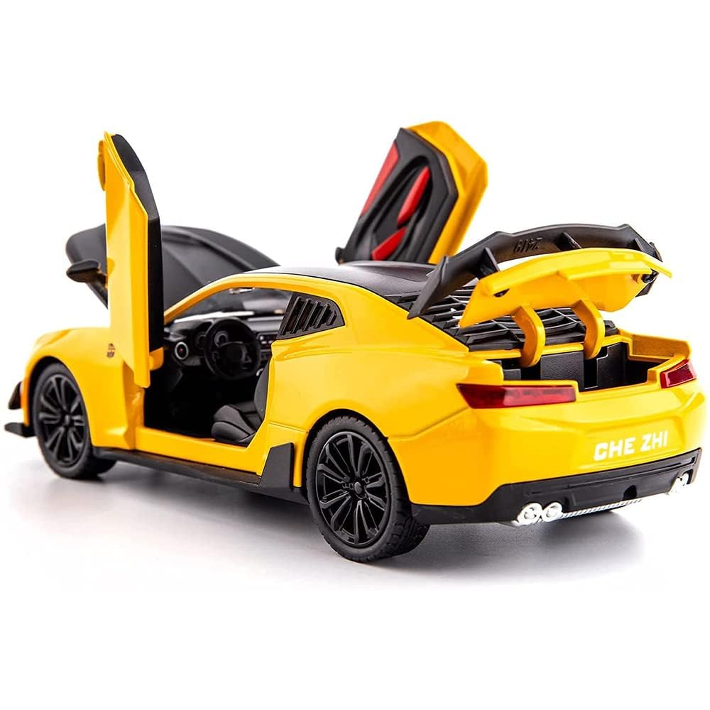 Bumblebee 1:24 Die-Cast Metal Toy Car Sound And Light Pull Back Cars  (Multicolor, Pack Of 1)