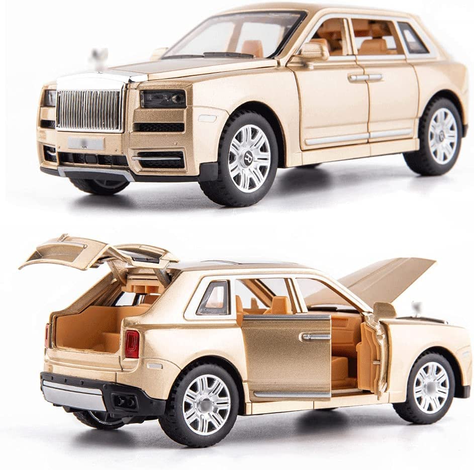 Rolls Royce Cullinan 1:32 Dicast Metal Toy Car Openable Doors & Light,Music {SIZE :- 16CM*6.5CM*5CM}[MULTICOLOR]