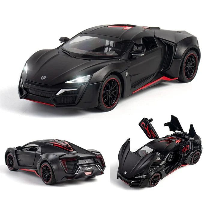 Lykan Hyper Sport 1:32  Diecast Metal Toy Car (Multicolor, Pack Of1)