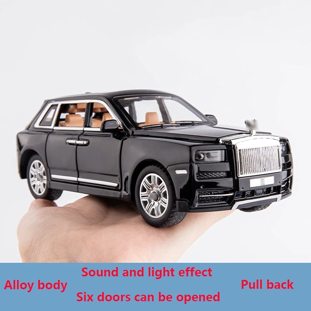 Rolls Royce Cullinan 1:32 Dicast Metal Toy Car Openable Doors & Light,Music {SIZE :- 16CM*6.5CM*5CM}[MULTICOLOR]