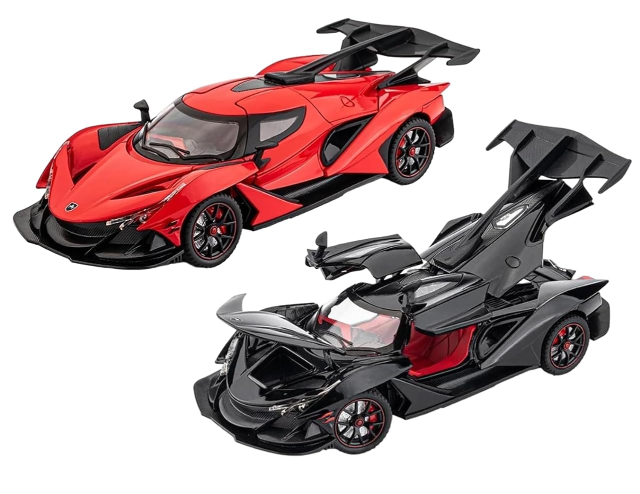 Apollo Intensa Emozione 1:24 Pull Back Diecast Metal Toy Car with Openable Door and Sound Light, Gifts Toys for Kids [SIZE : 20.5CM* 9CM*7.5CM](Multicolor)