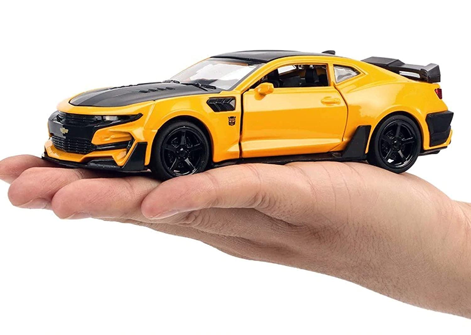 Chevy Camro 1:32 Diecast Metal Toy Car For Kid Sound And Light (Multicolour :- Yellow,Blue,Black)