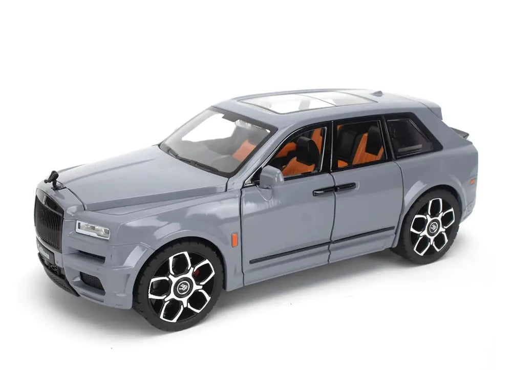 Rolls Royce Cullinan 1:20 Die Cast Metal Toy Car Light And Sound for Kids Boy Girl Birthday Gift (Multi Color Pack Of 1)