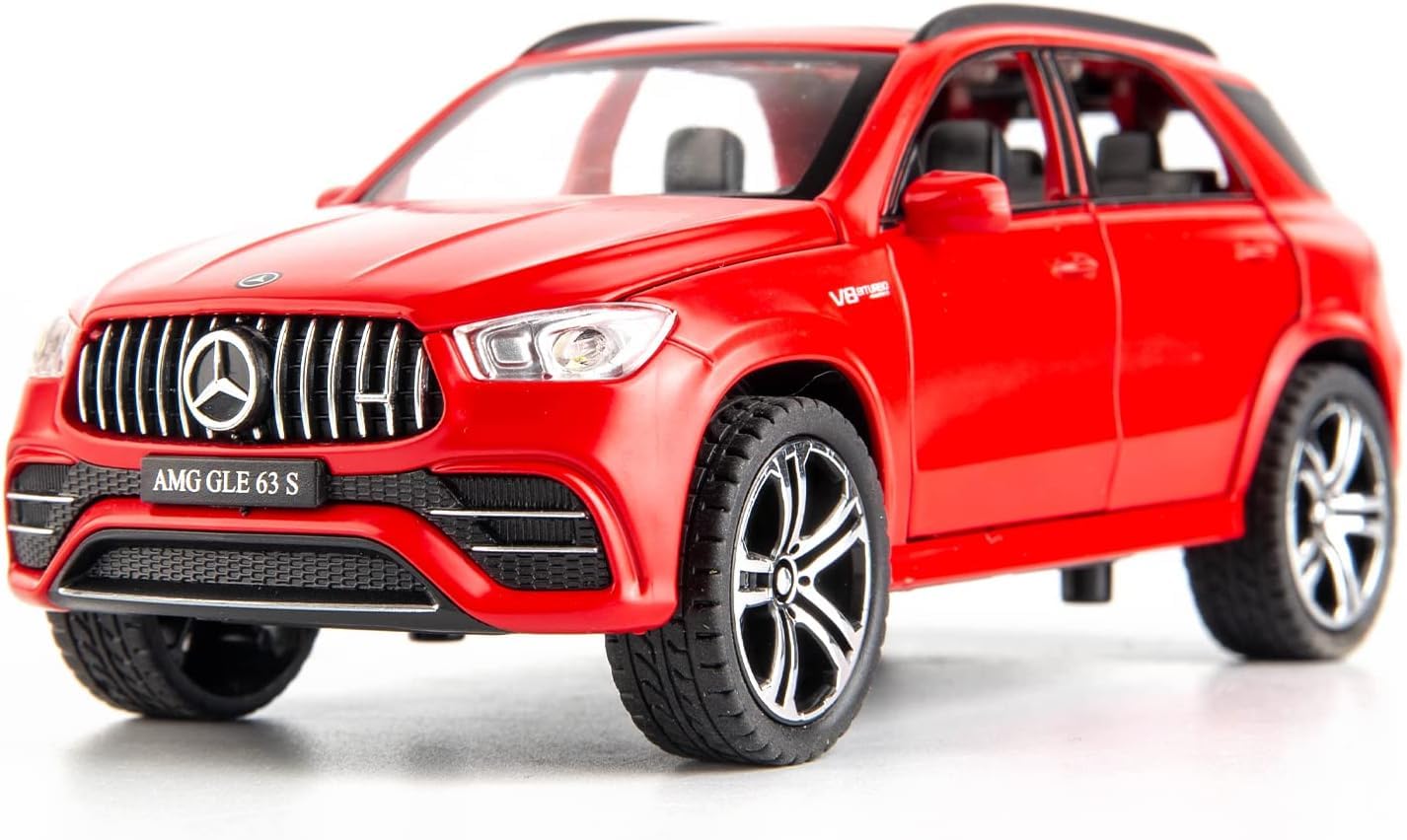 Mercedes Benz AMG GLE G63S 1:32 Diecast Pull Back Toy Car Model with Sound Light Boys Gifts Toys for Kids 【 MULTICOLOR 】