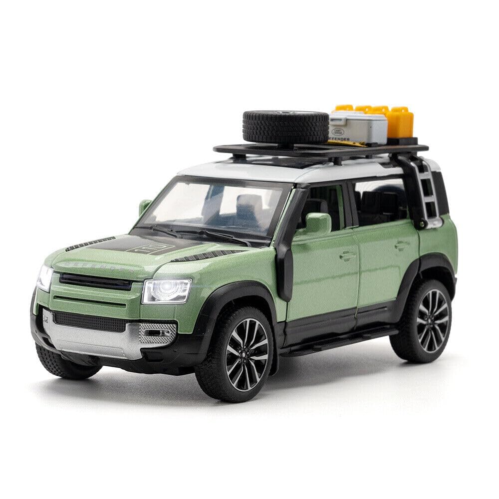 Defender Big Size 1:24 Diecast Metal Toy Cars with Sound and Light for Kids Boy Girl Gift and (Multi Color)