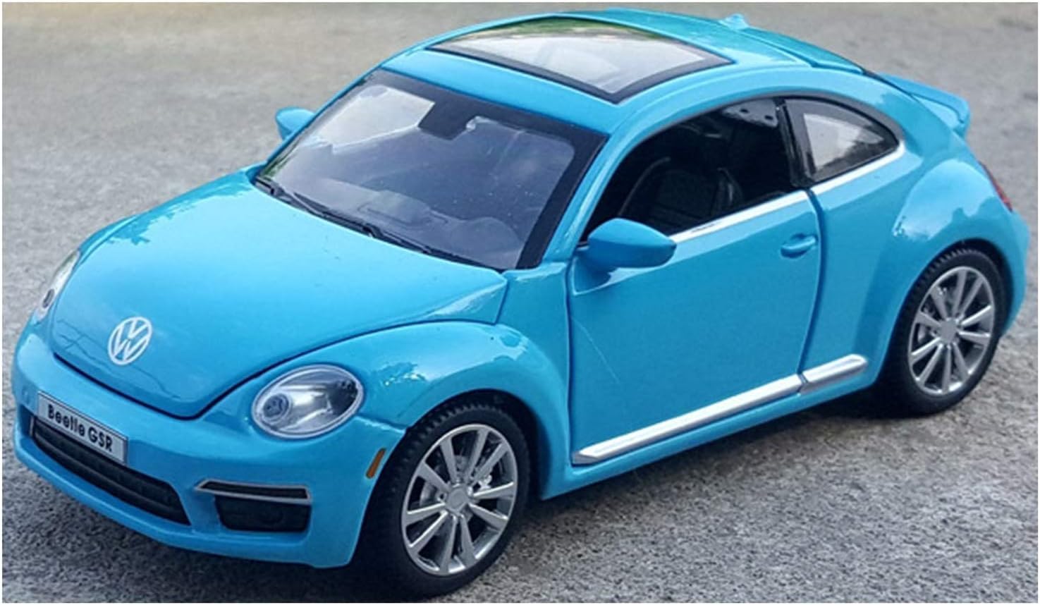 Volkswagen Beetle 1:32 Diecast Metal Toy car for Kids with Openable Doors & Light, Music Toy Vehicle for Kids【 MULTICOLOR 】