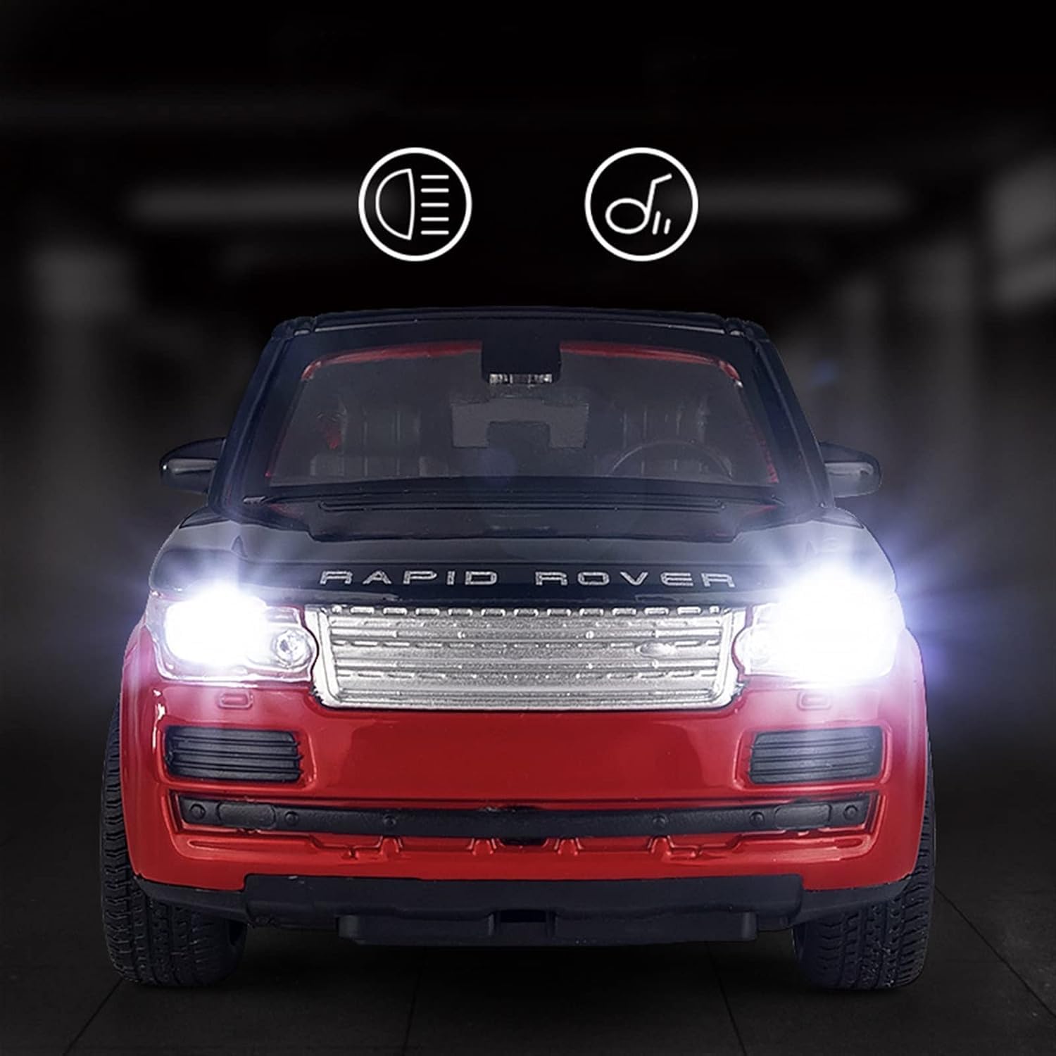 Range Rover 1:32 Diecast Metal Toy Car Sound Light Toy [3 Color Available Color Send]