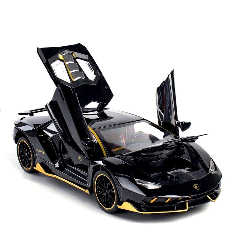 LAMBORGHINI CENTENARIO LP770 1:24 DIECAST METAL TOY CAR (MULTICOLOUR :- BLACK, RED, YELLOW)