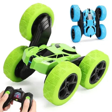 Fast Stunt RC Car, 4WD Double Sided 360° Rotating RC Trucks with Headlights, Off Road RC Toy