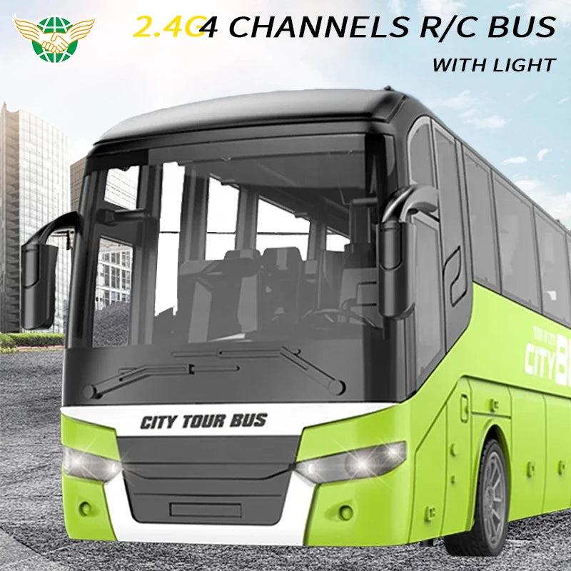 Remote Control Luxury City Bus /Rc Bus With Light/Remote Control Luxury Bus-Multicolor - Kids