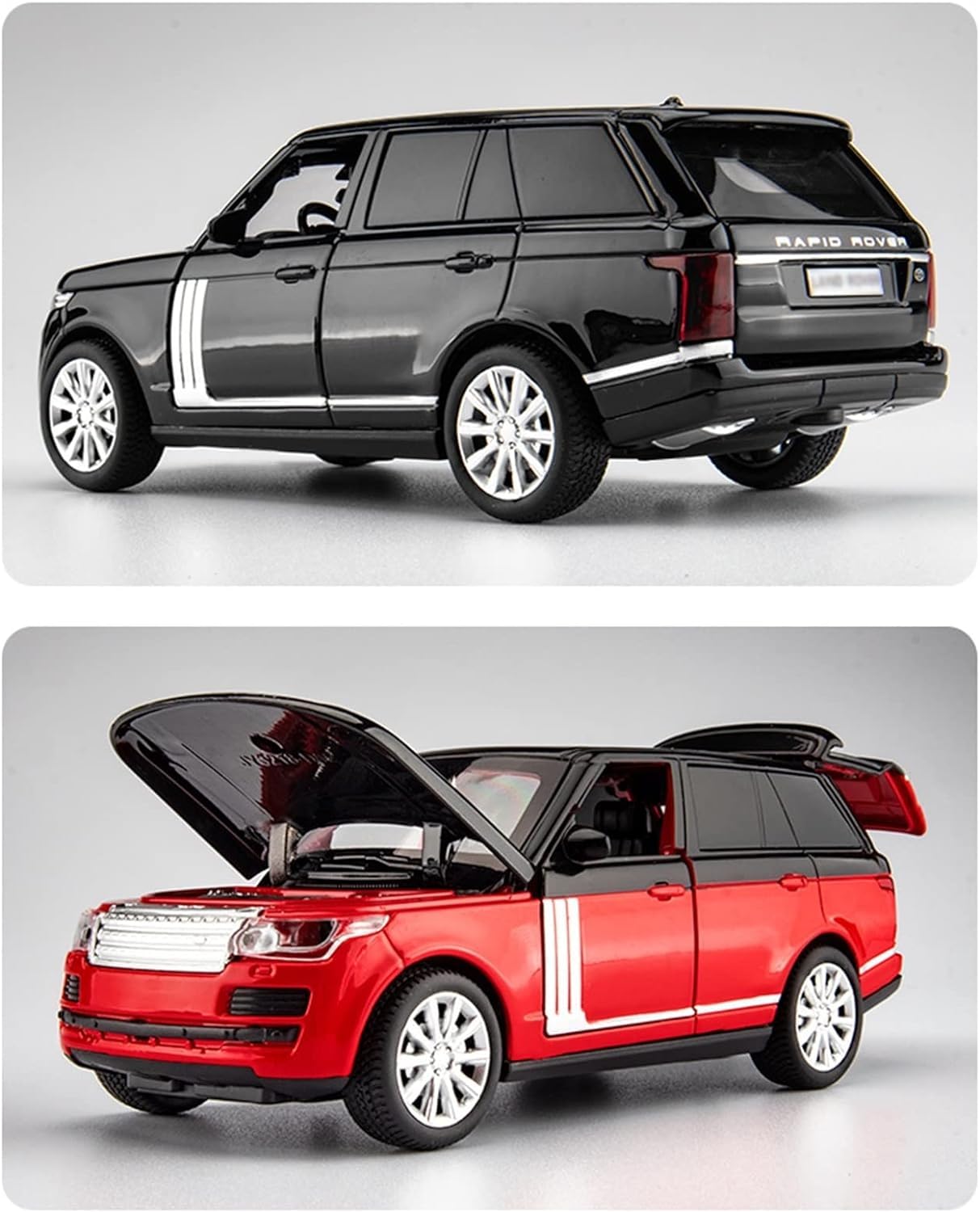 Range Rover 1:32 Diecast Metal Toy Car Sound Light Toy [3 Color Available Color Send]