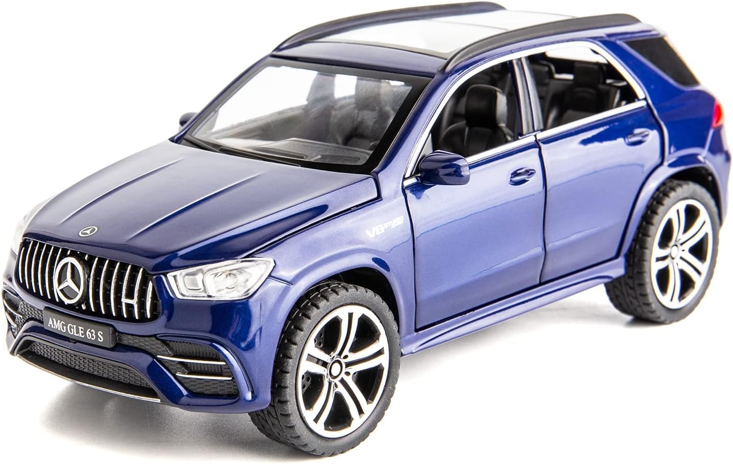 Mercedes Benz AMG GLE G63S 1:32 Diecast Pull Back Toy Car Model with Sound Light Boys Gifts Toys for Kids 【 MULTICOLOR 】