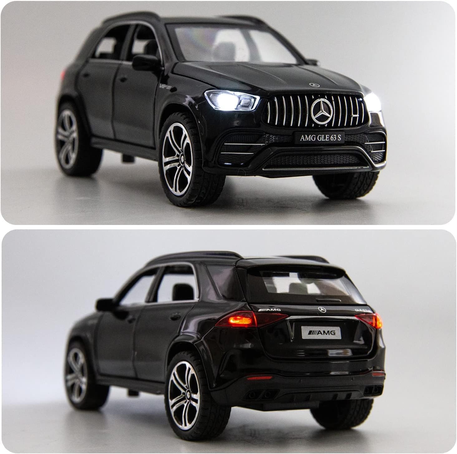 Mercedes Benz AMG GLE G63S 1:32 Diecast Pull Back Toy Car Model with Sound Light Boys Gifts Toys for Kids 【 MULTICOLOR 】