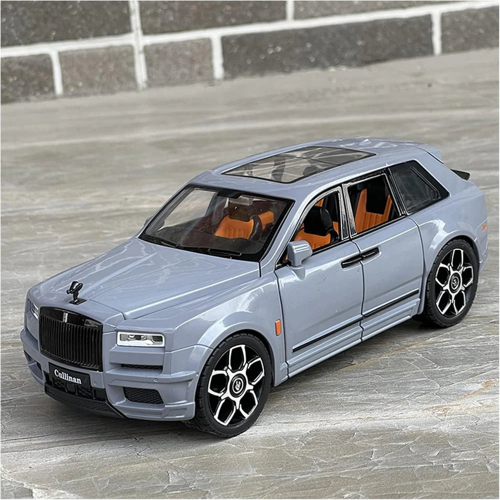 Rolls Royce Cullinan 1:20 Die Cast Metal Toy Car Light And Sound for Kids Boy Girl Birthday Gift (Multi Color Pack Of 1)