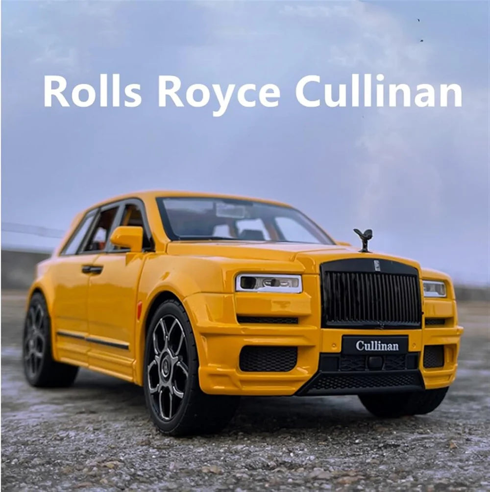 Rolls Royce Cullinan 1:20 Die Cast Metal Toy Car Light And Sound for Kids Boy Girl Birthday Gift (Multi Color Pack Of 1)