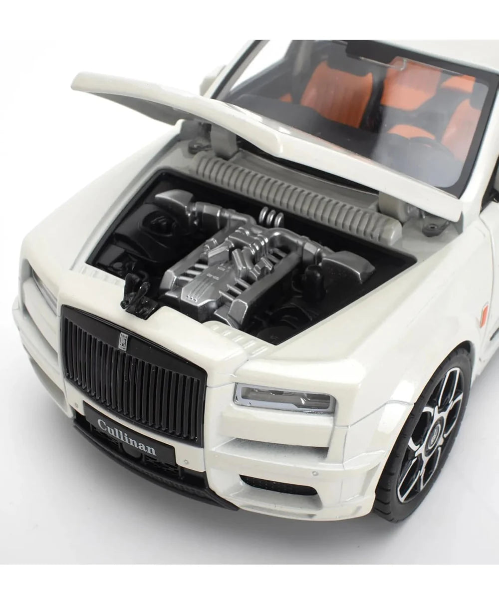 Rolls Royce Cullinan 1:20 Die Cast Metal Toy Car Light And Sound for Kids Boy Girl Birthday Gift (Multi Color Pack Of 1)