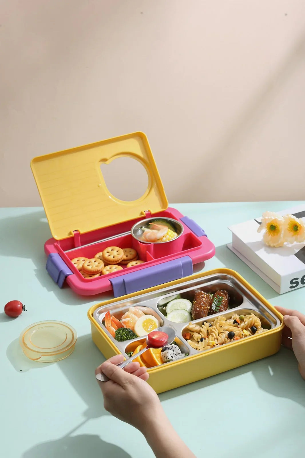 8 Compartments Silly Willy Lunchbox (For Teenagers/Adults)