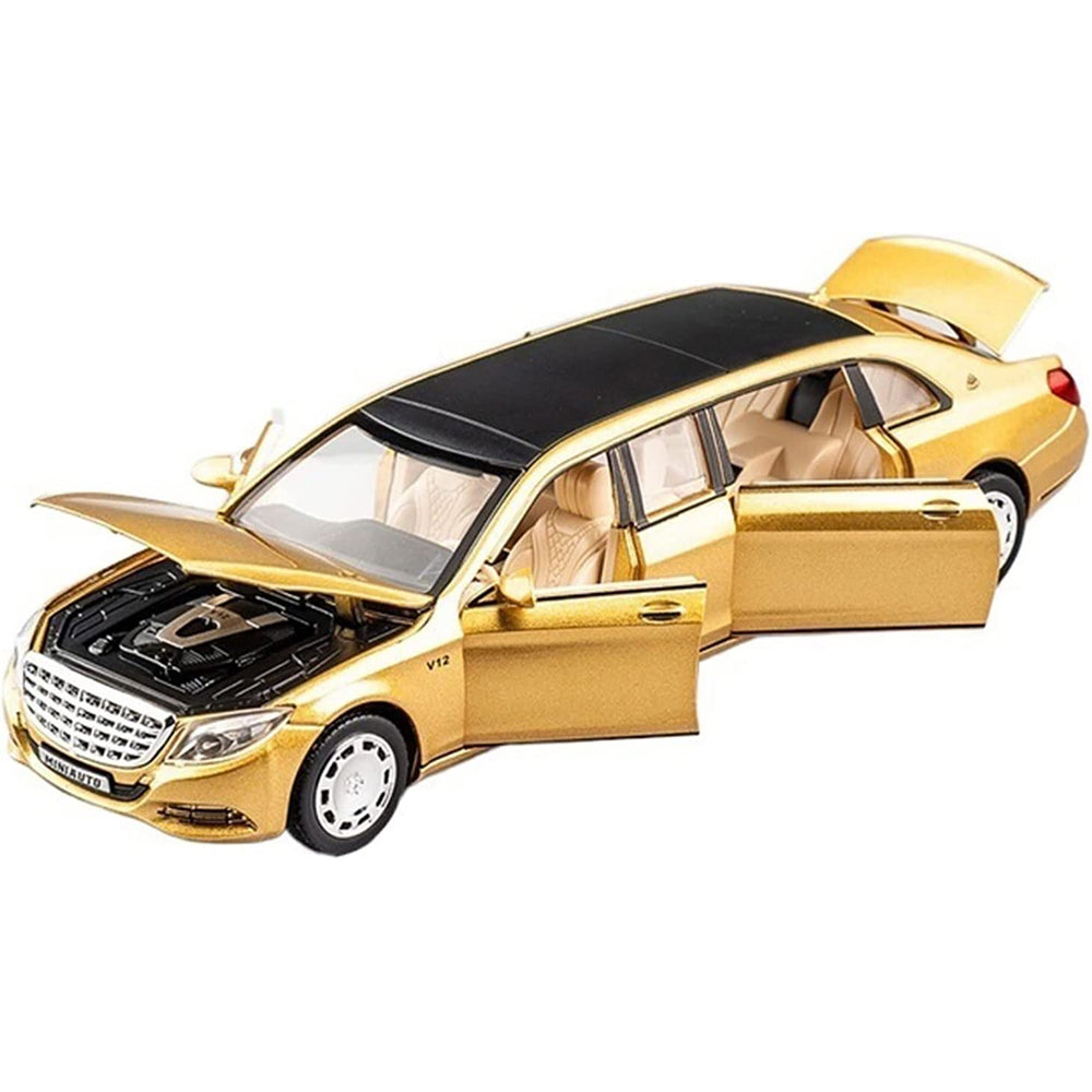 Mercedes Benz Maybech 1:32 Die-Cast Metal Toy Car Sound & Light Multicolor (Multicolor, Pack Of1)