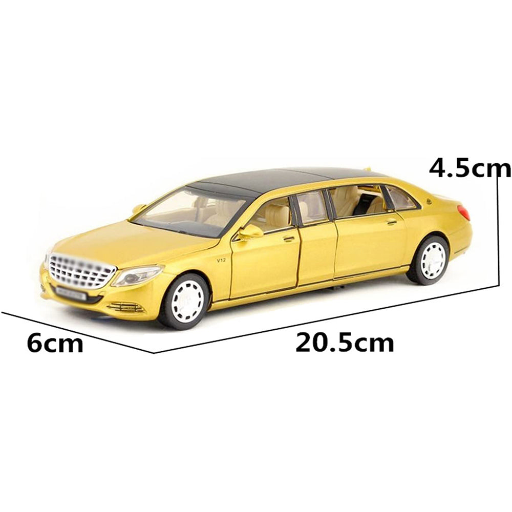 Mercedes Benz Maybech 1:32 Die-Cast Metal Toy Car Sound & Light Multicolor (Multicolor, Pack Of1)