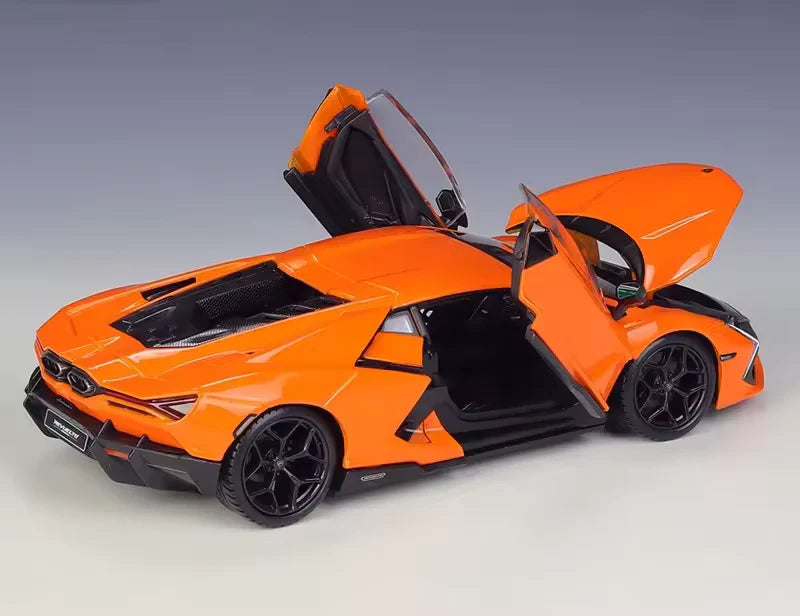 Lamborghini Revuelto 1:24 Diecast Metal Toy Car (Multicolour :- Orange , Red , White)