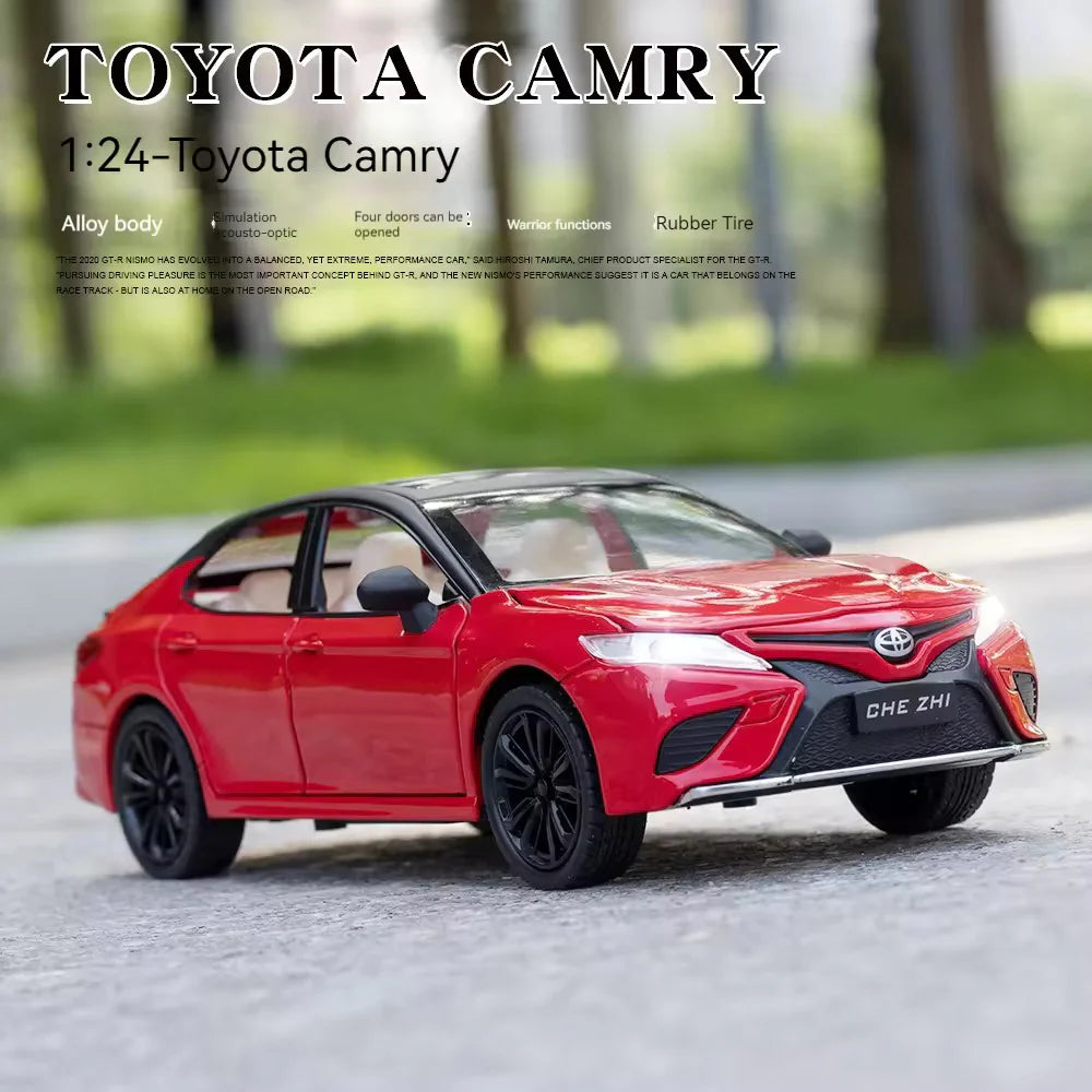 TOYOTA CAMRRY 1:24 DIECAST METAL TOY CAR (MULTICOLOUR :- BLACK, WHITE, RED)