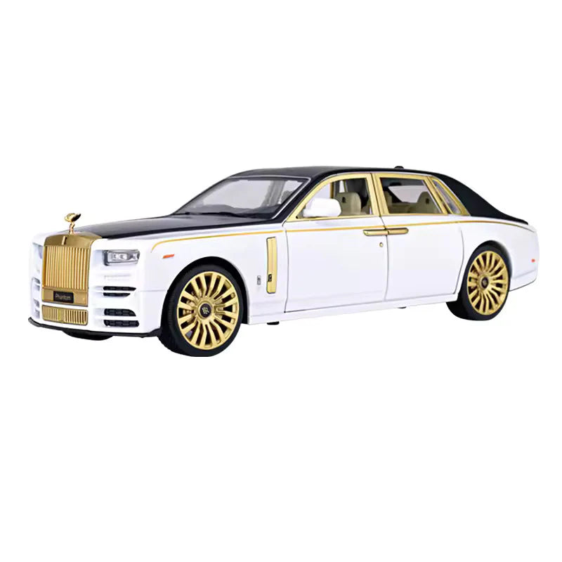 ROLLS ROYCE PHANTOM - LUX GOLD 1:24 DIECAST METAL TOY CAR