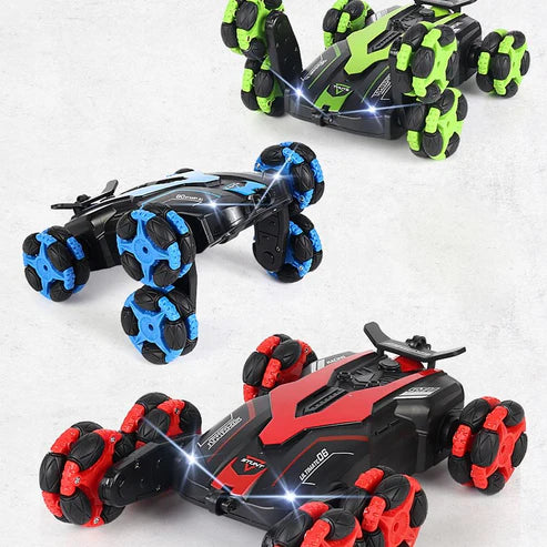 6-wheel RC car double sided drifting Spray twisting climbing stunt Gesture Remote Control Car