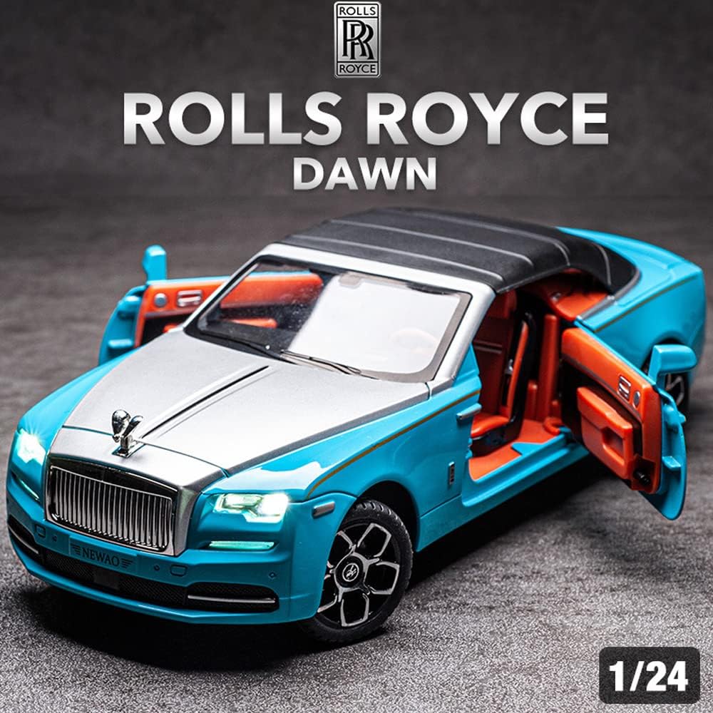 ROLLS-ROYCE CONVERTIBLE SUPER SPORTS 1:24 DIECAST METAL TOY CAR (MULTICOLOUR :- BLACK, PURPLE, SKYBLUE, WHITE)