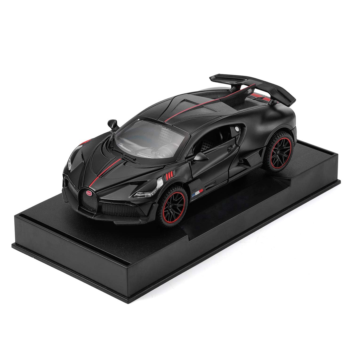 Bugatti Divo Sport 1:32 Diecast Metal Toy Car Pullback Toy Car with Sound and Light Best Toys Gifts For Kids (Multicolor, Pack Of1)