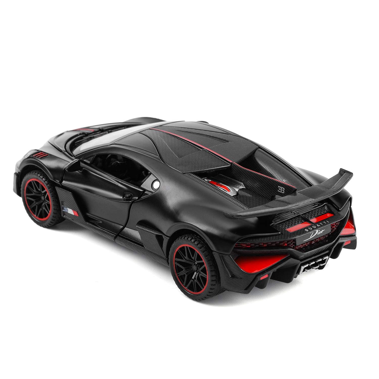 Bugatti Divo Sport 1:32 Diecast Metal Toy Car Pullback Toy Car with Sound and Light Best Toys Gifts For Kids (Multicolor, Pack Of1)