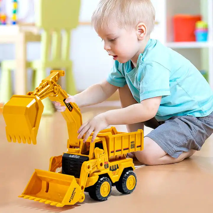 Unbreakable Construction Vehicles for Kids Pretend Play Toy