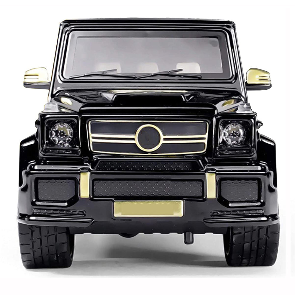 Mercedes Benz G63 1:24 Diecast Metal Toy Car Sound And Light (Black, Pack Of1)