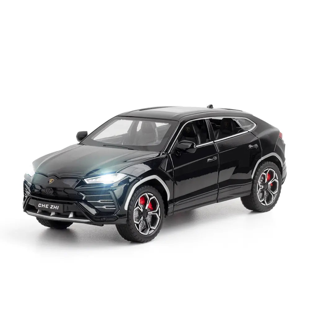 Lamborghini Urus 1:24 Diecast Metal Toy Car With Sound And Light Gifts Toys for Kids Pack of 1, Multicolor [Size : 21.5 Cm*8.7 Cm*6.2Cm]