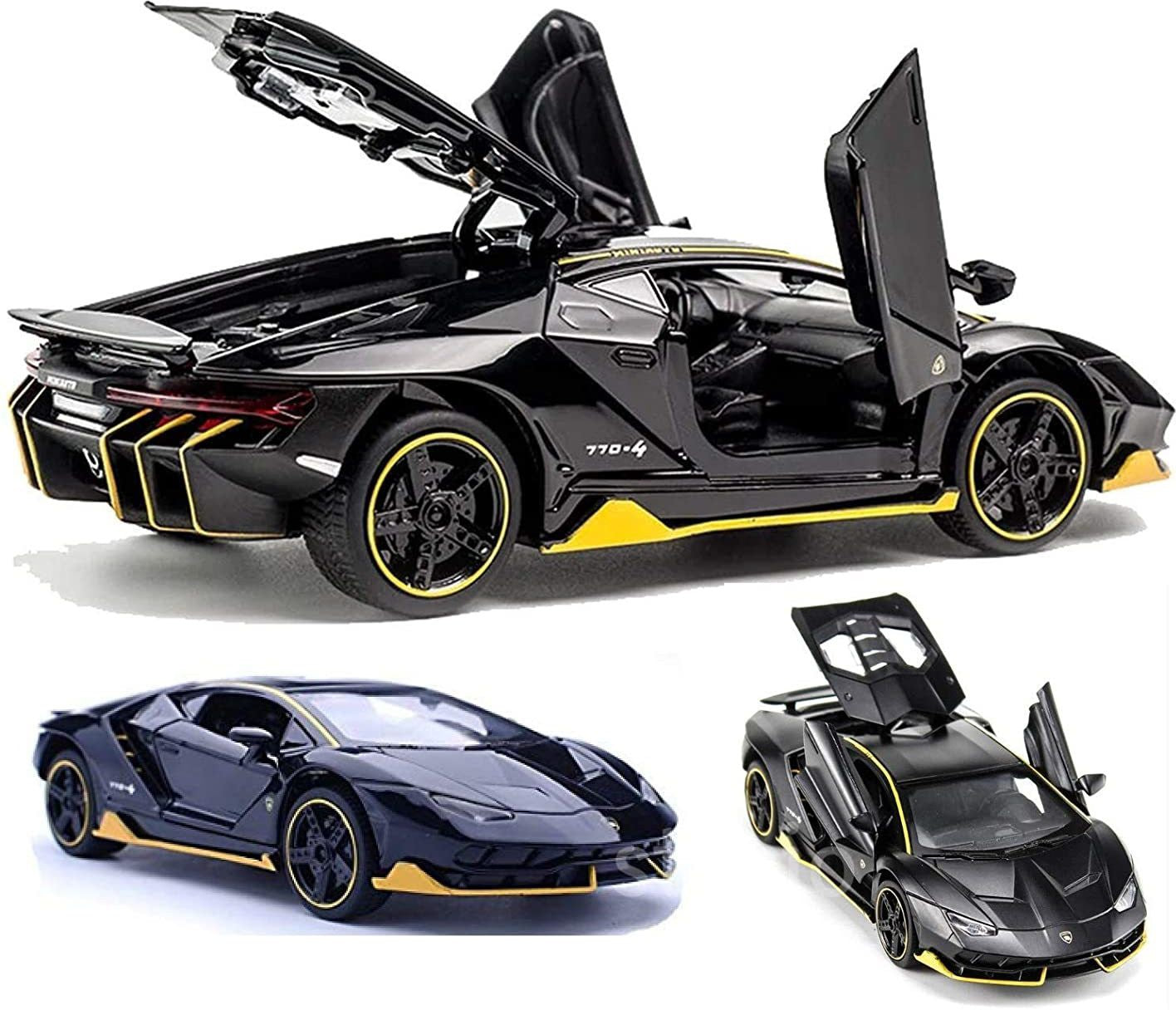 Lamborghini 1:32 DieCast Metal Toy Car Light & Sound  (Multicolor, Pack Of: 1)