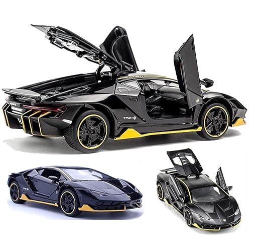 Lamborghini Sian 1:32 DieCast Metal Toy Car Light & Sound (Multicolour :- Red, Green, Black, Blue)