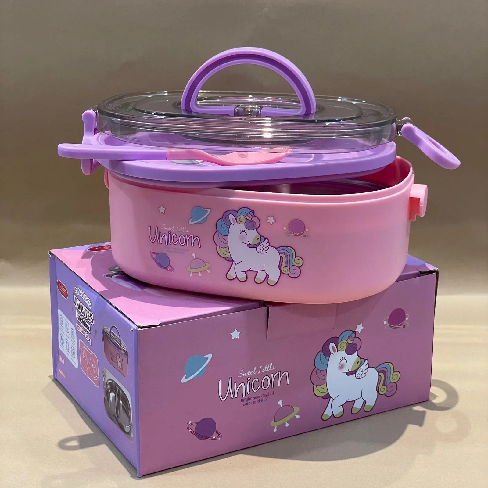 Lunchbox - Cute Steel Lunchbox with Lovely Colors