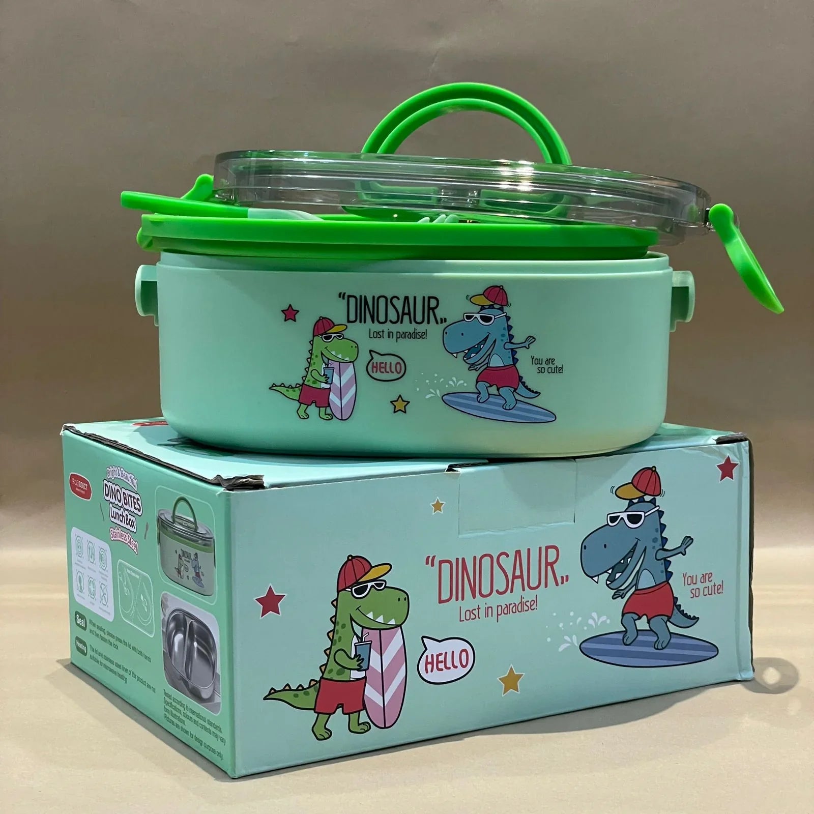 Lunchbox - Cute Steel Lunchbox with Lovely Colors